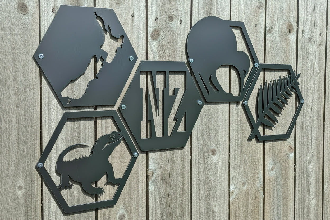 Hexagon Tile - NZ Writing