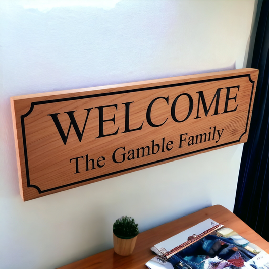 Welcome Sign - custom text