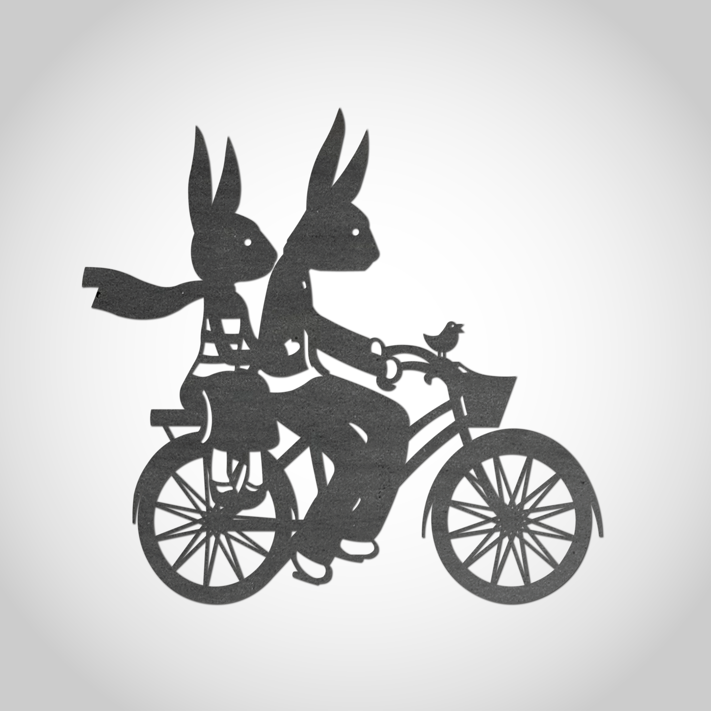 Hares on Bicycle