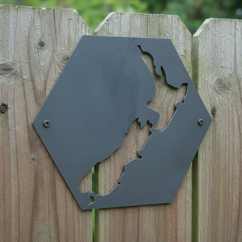 Hexagon Tile - NZ Map