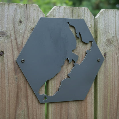 Hexagon Tile - NZ Map