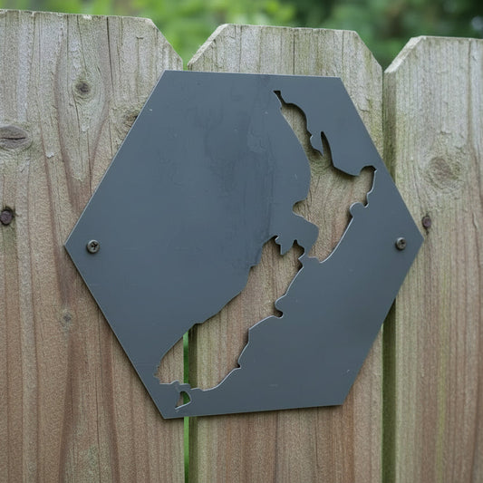 Hexagon Tile - NZ Map