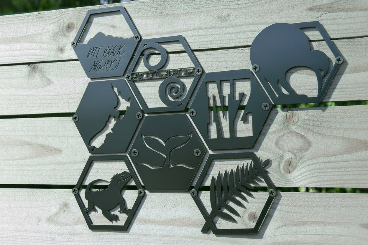 Hexagon Tile - Whale Tail