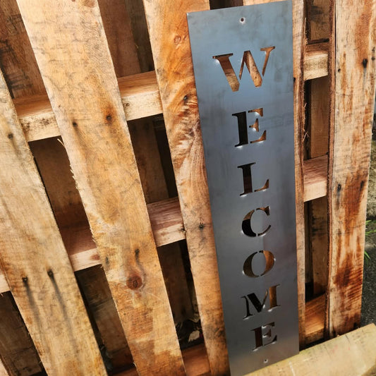 Welcome Sign - Vertical